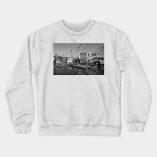 Sausalito Docks, San Francisco Bay Area, California Crewneck Sweatshirt